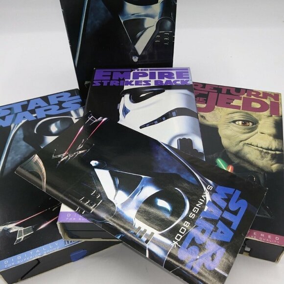 Star Wars Trilogy VHS Box Set 3 Tapes 1995 Original Version THX Edition Sci Fi - Picture 6 of 7